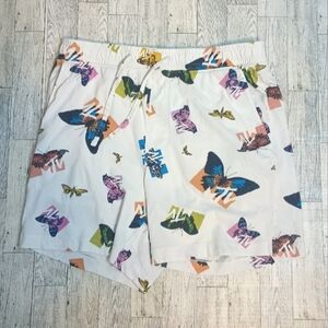 H&M MTV Butterfly Cotton Boxer Style Pajama Shorts Size Small